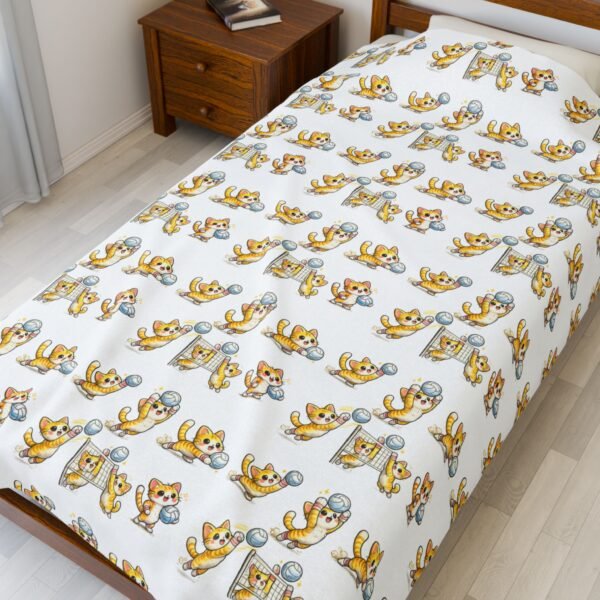 Velveteen Plush Blanket — Cute Puppy Pattern Cozy Throw for Kids & Pets Velveteen Plush Blanket — Cute Puppy Pattern Cozy Throw for Kids & Pets