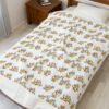 Velveteen Plush Blanket — Cute Puppy Pattern Cozy Throw for Kids & Pets Velveteen Plush Blanket — Cute Puppy Pattern Cozy Throw for Kids & Pets