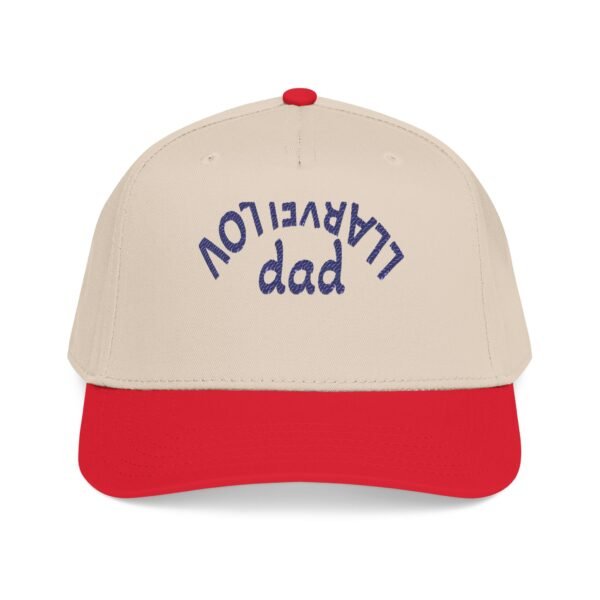 Volleyball Dad Embroidered Mid Profile Baseball Cap — Vintage Dad Hat Gift